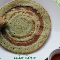 A picture of Adai Dose (Green Moong Dosa).