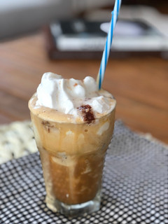 Una foto de "Frappucino de café rejuvenecedor" (Vegano)