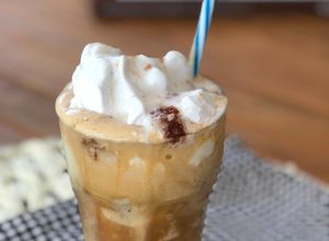 Una foto de "Frappucino de café rejuvenecedor" (Vegano)