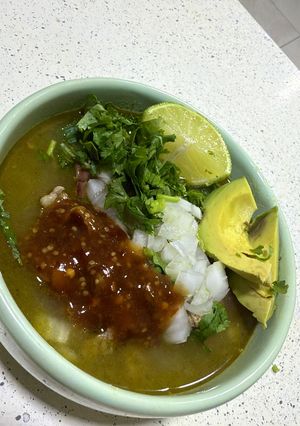 Una foto de Carne en su Jugó