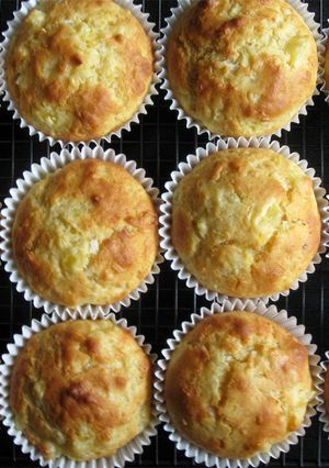 A picture of Crushed Pineapple & Coconut Muffins.