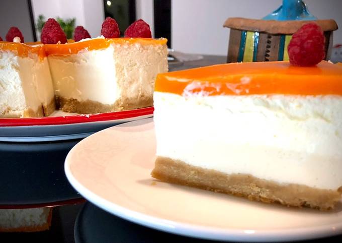 Чизкейк с облепихой на творожном сыре