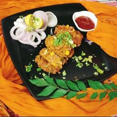 A picture of Sweet corn kabab corn cutlet.
