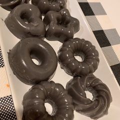 A picture of Black Seasame Rice Cake Pudding.