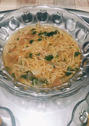 صورة لوصفة شوربة شعيرية