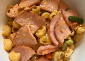 Ultimate Serving Recipe Canadian Bacon and Ranch Pasta Savory Delicious Ultimate Serving Recipe Canadian Bacon and Ranch Pasta Savory Delicious
