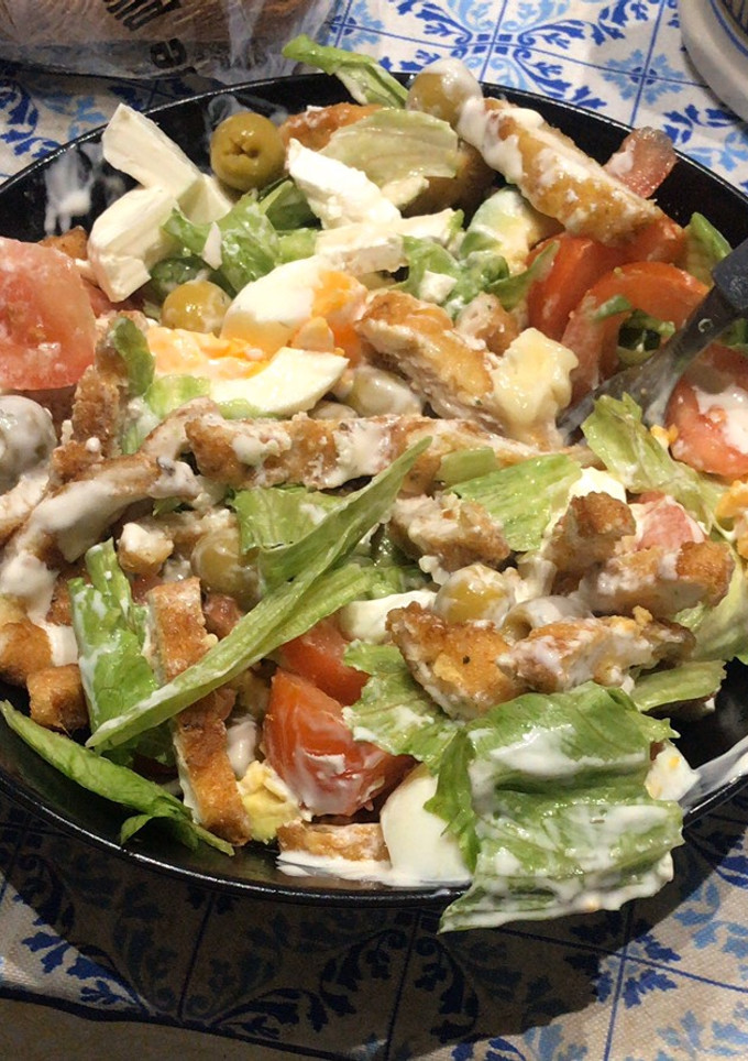Una foto de Ensalada César!!