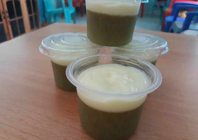 Pudding Matcha Vla Vanilla