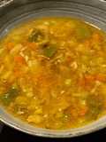 Sopa de pollo y verduras