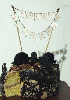 Foto resep Condensed Milk Cotton Birthday Cake
