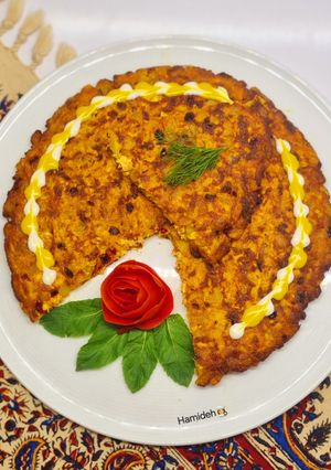 عکسی از دستور کوکوی چغرتمه یا بادکوبه ای😋