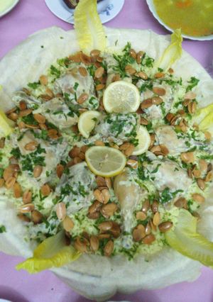 صورة لوصفة منسف طيب كثير