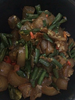 Foto resep Oseng cecek plus kacang panjang