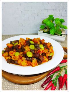 Foto resep Sambal Goreng Kentang Hati Sapi Petai