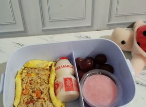 Foto resep Nasi Goreng Selimut bekal anak TK