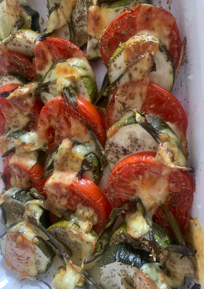 Una foto de Calabacín al horno
