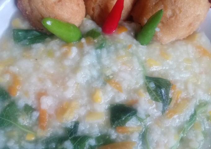 Bagaimana Menyiapkan Bubur manado ceria yang Lezat Sekali