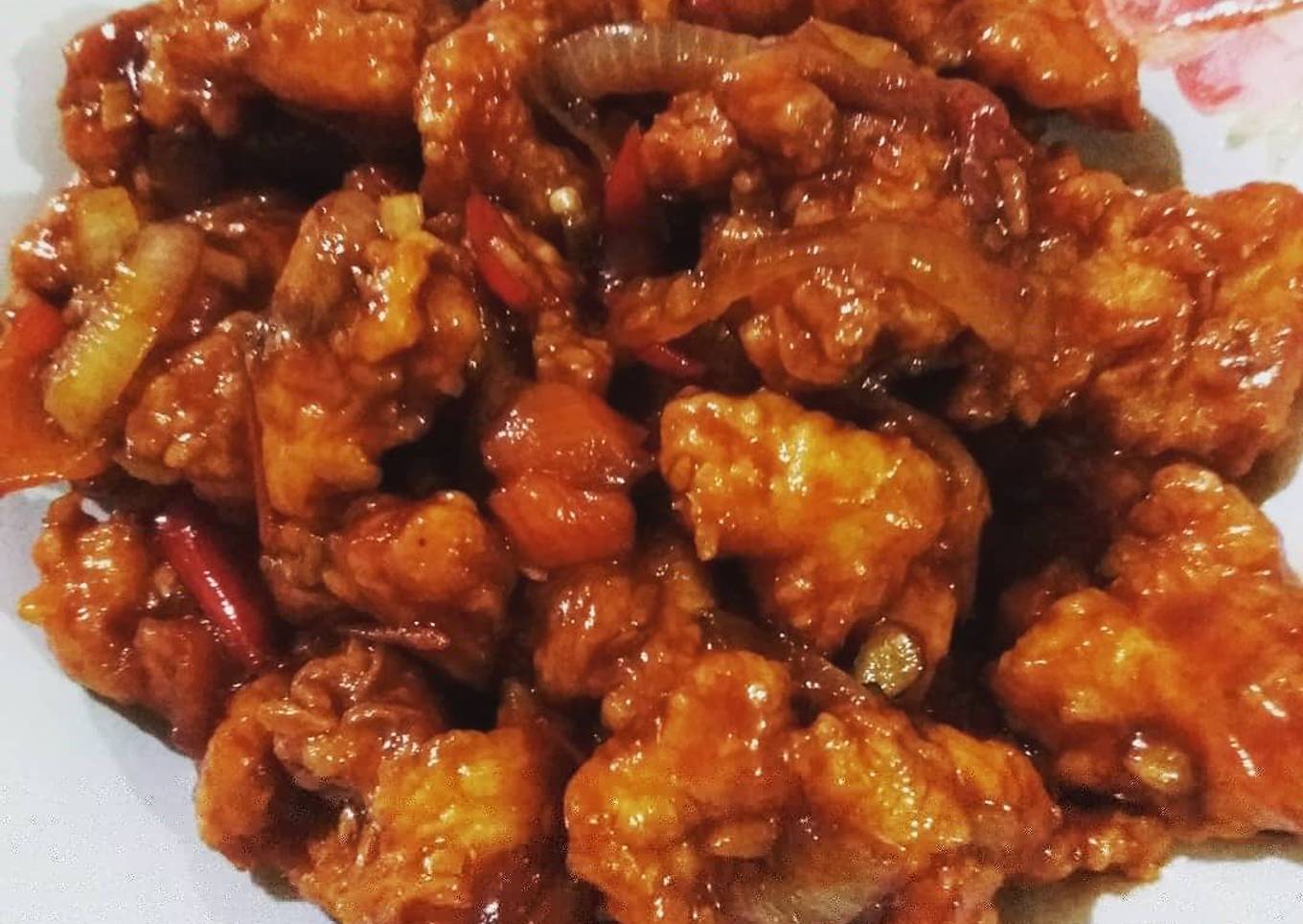 Sweet & Sour Chicken (Ayam Goreng Asam Manis)