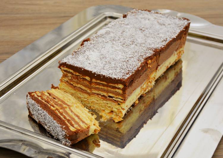 Mattonella golosa ai tre cioccolati