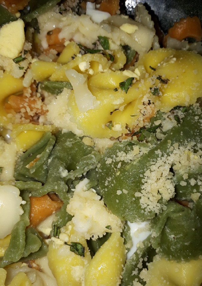 Una foto de Fideos con queso 🧀