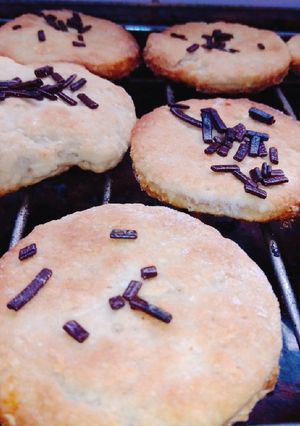 Una foto de Galletitas de mermelada de manzana y Coco veganas!!