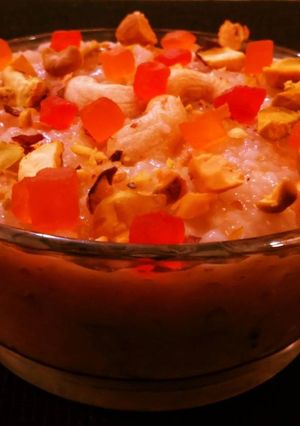 A picture of Sweet jaggery Dalia.