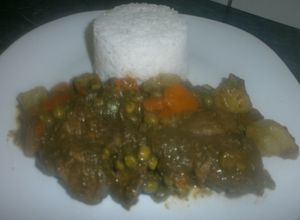 Una foto de Seco de res (limeño)