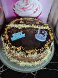 Entremets trois chocolats croustillant praliné