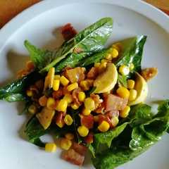 Ensalada de espinacas con tocino-レシピのメイン写真