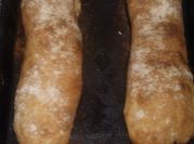 Una foto de pan ciabatta con levadura seca