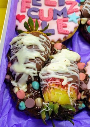 Una foto de Fresas con Chocolate