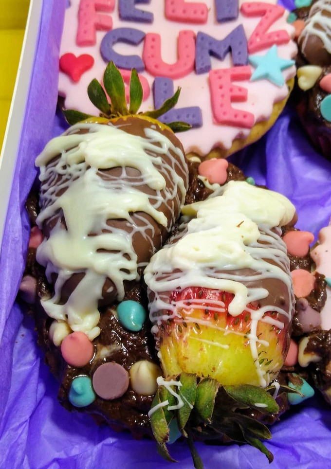 Una foto de Fresas con Chocolate