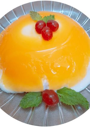ஆரஞ்சு புட்டிங் (Orange pudding recipe in tamil) செய்முறை முக்கிய புகைப்படம்