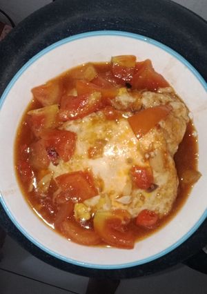 Foto resep Telor ceplok saos tiram