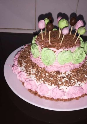 A picture of Ice cream cake.