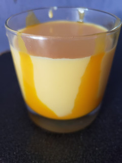 A picture of Mango smoothie or indian mango lassi.