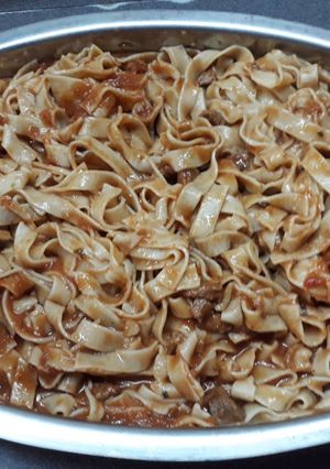 Una foto de Fideos caseros