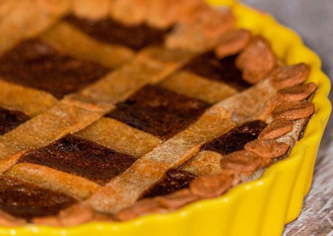 Modo semplice a Preparare Perfetto Crostata Integrale alla Crema di Castagne