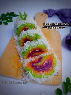 Foto resep Getuk Gulung Rainbow