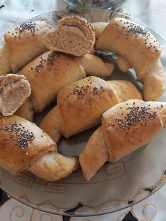 Teljes kiőrlésű kifli 🥖🥖🥖 recept fotója