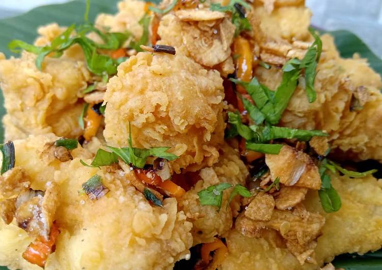 Langkah Mudah untuk Membuat Dory crispy cabai garam, Enak Banget