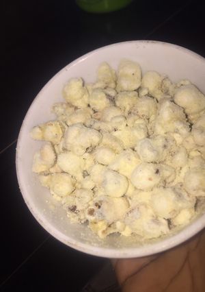 Home made milk popcorn 🍿 ainihin hoton girkin