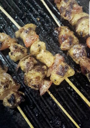 صورة لوصفة شيش طاووق بطريقتي