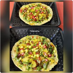 A picture of Crunchy Papad Chaat(No Fire).
