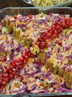 عکسی از دستور سالاد کلم و انار