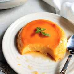 Creme caramel or caramel custard A picture of Creme caramel or caramel custard.