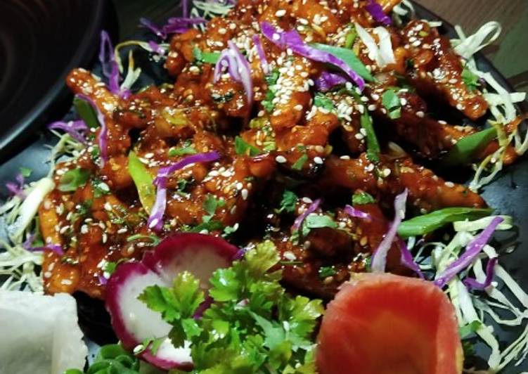 Simple Way to Cook Perfect Honey chilli chicken