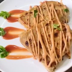 A picture of Tasty roti wraps.