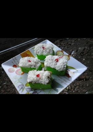 Foto resep Soft Cake Pandan ( cake potong )