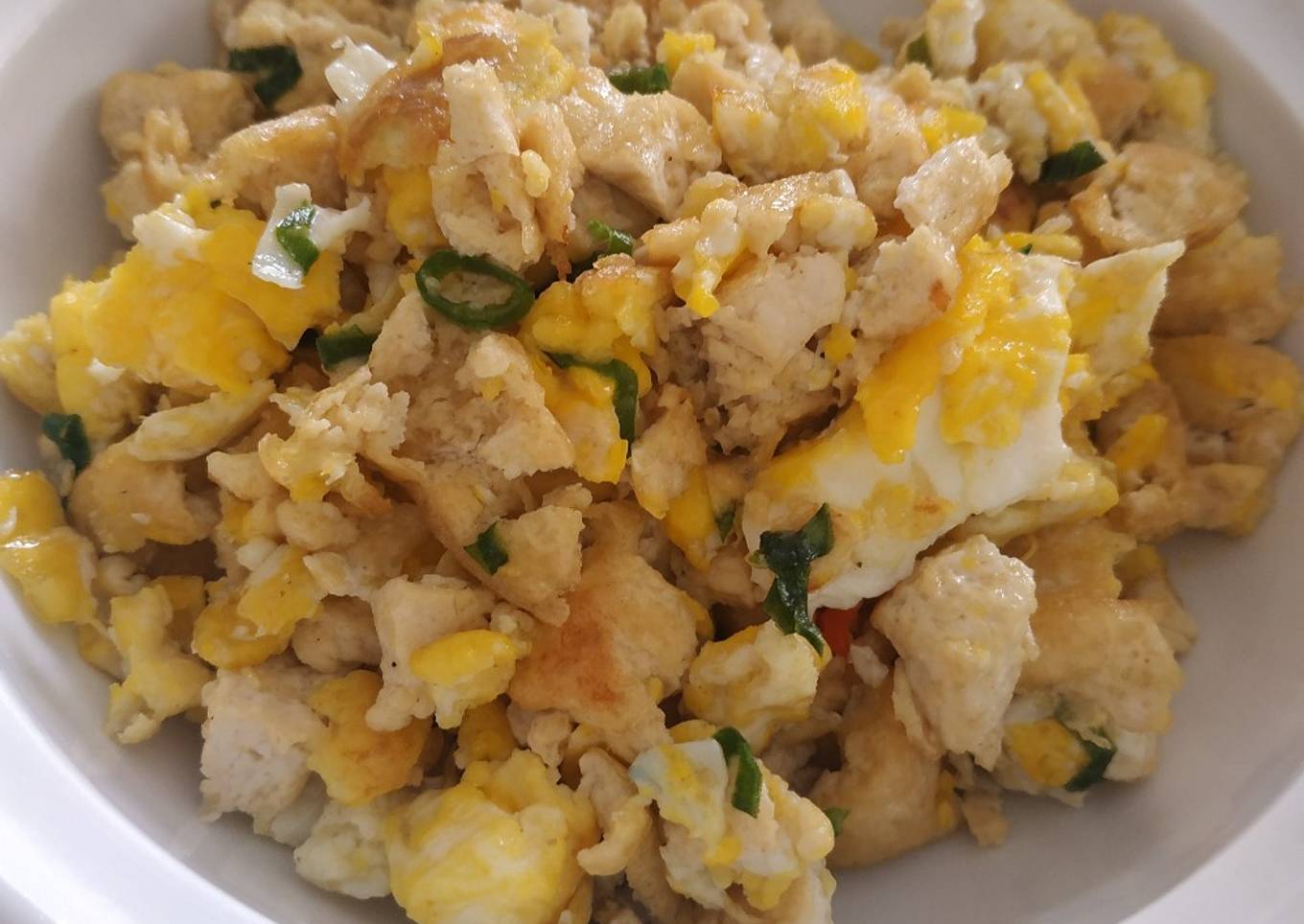 Tahu Telur orak arik